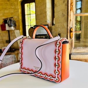 Kate Spade Medium Maisie Patterson Drive Grommet Peonyblush NWT